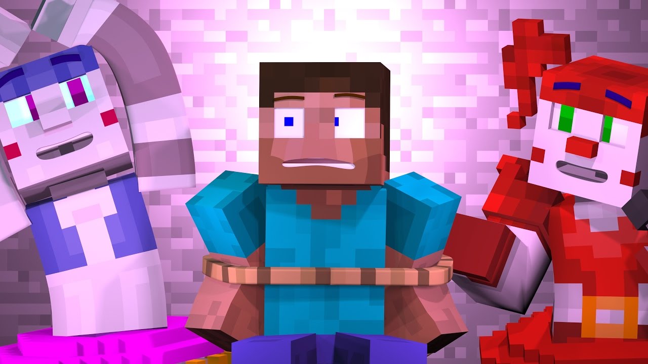 Join Us For A Bite 🎮 | FNAF Sister Location Animated Minecraft Music Video