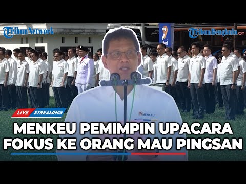 🔴 Menkeu Purbaya Tertawa Saat Upacara, Kelakar Ada yang Pingsan di Belakang, Beri Pesan Menyentuh
