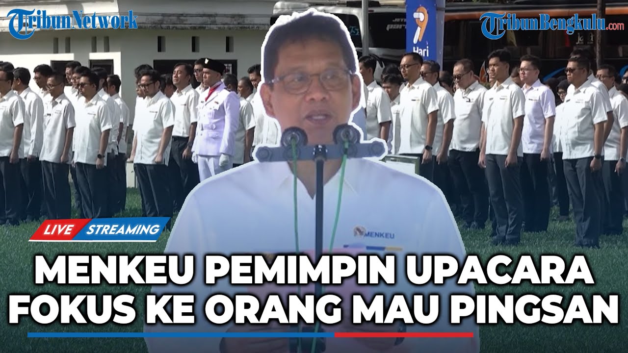 Menkeu Purbaya Tertawa Saat Upacara, Kelakar dan Pesan Menyentuh di Tengah Kejadian Unik 😂
