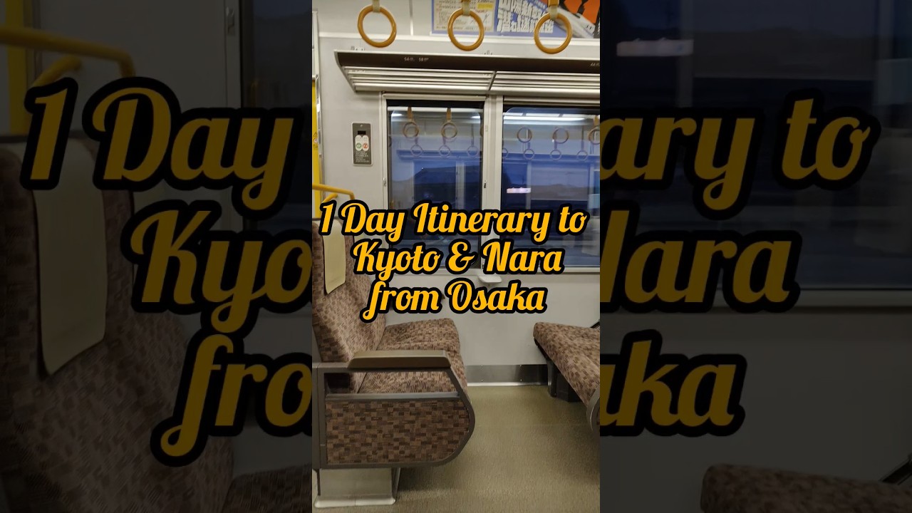Osaka to Kyoto & Nara: Kansai Day Trip 🚄