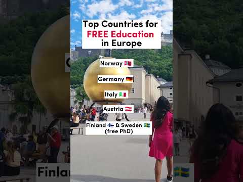 FREE EDUCATION in Europe | Top Countries 👌