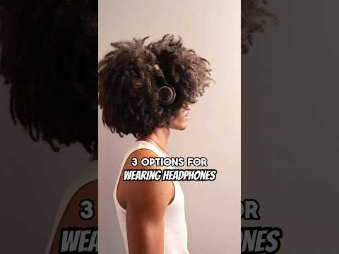 Afro & Headphones? #afro #curls #curlyhair #naturalhair #blackhair #hair #hairtutorial #hairstyles