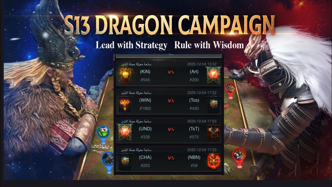 Clash of kings DC 13 8 stronger team k56 vs 263 full video