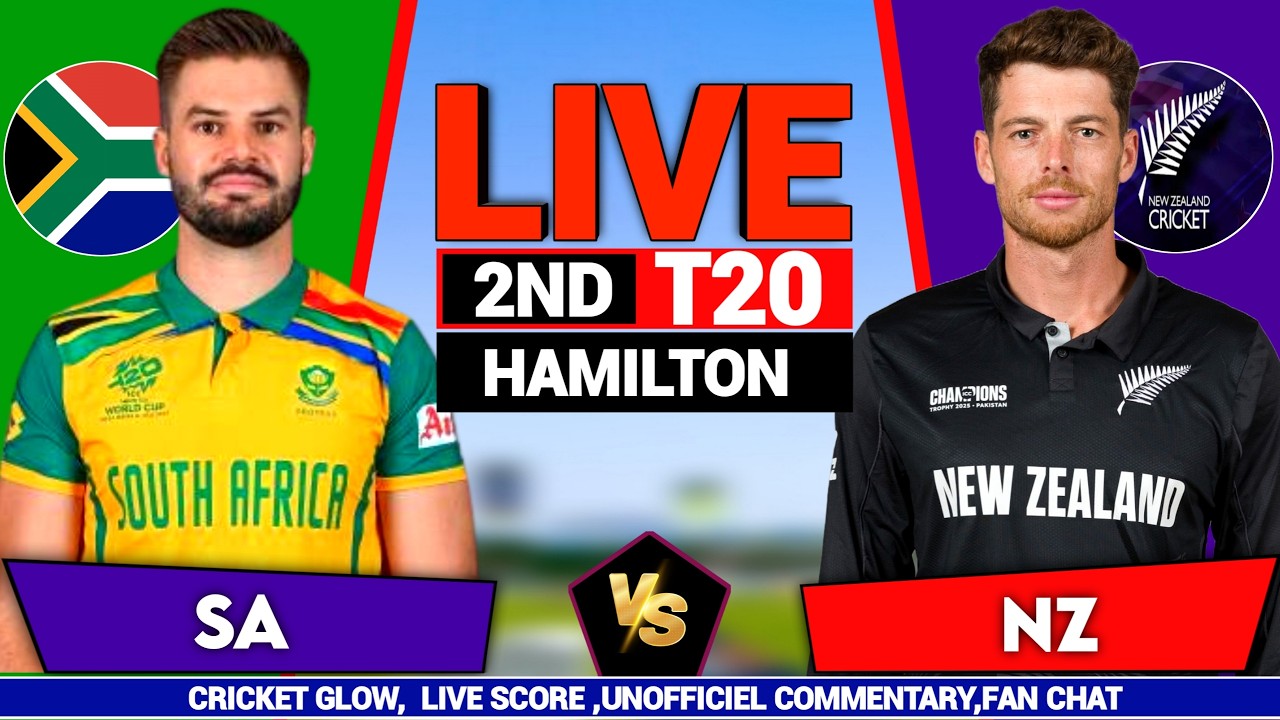 South Africa vs New Zealand 2nd T20 Live Score & Commentary