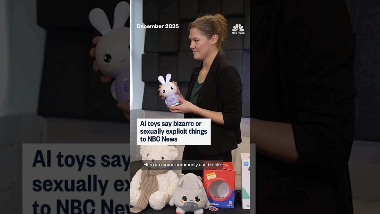 AI toys say bizarre or sexually explicit things to NBC News
