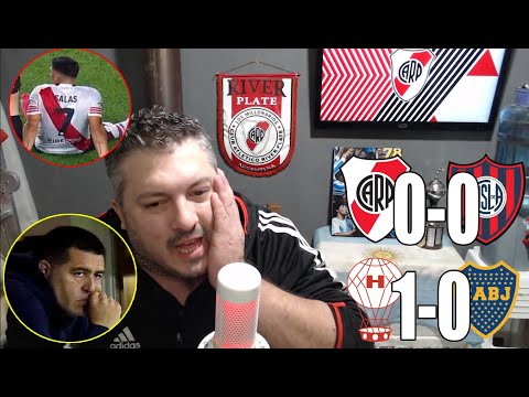 River Plate 0 vs San Lorenzo 0 - Huracán 1 vs Boca 0 Reaccion y Analisis en objetivo