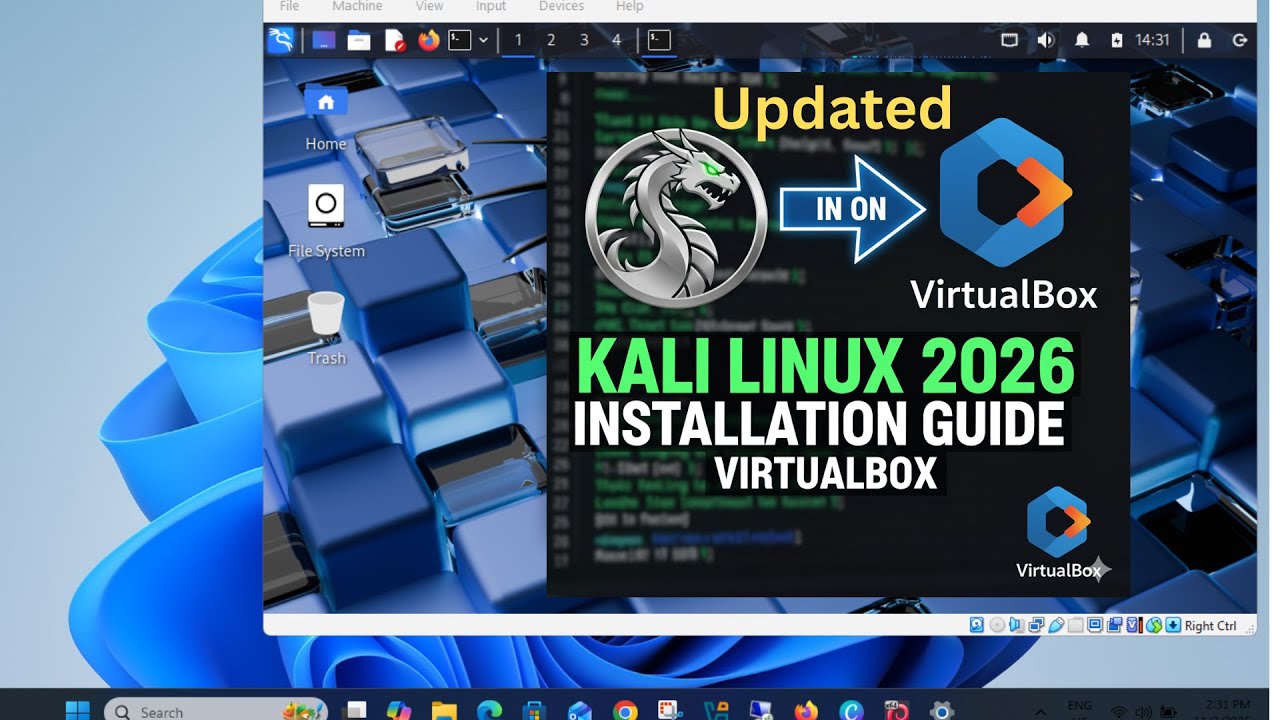 Install Kali Linux 2026 in VirtualBox 🖥️