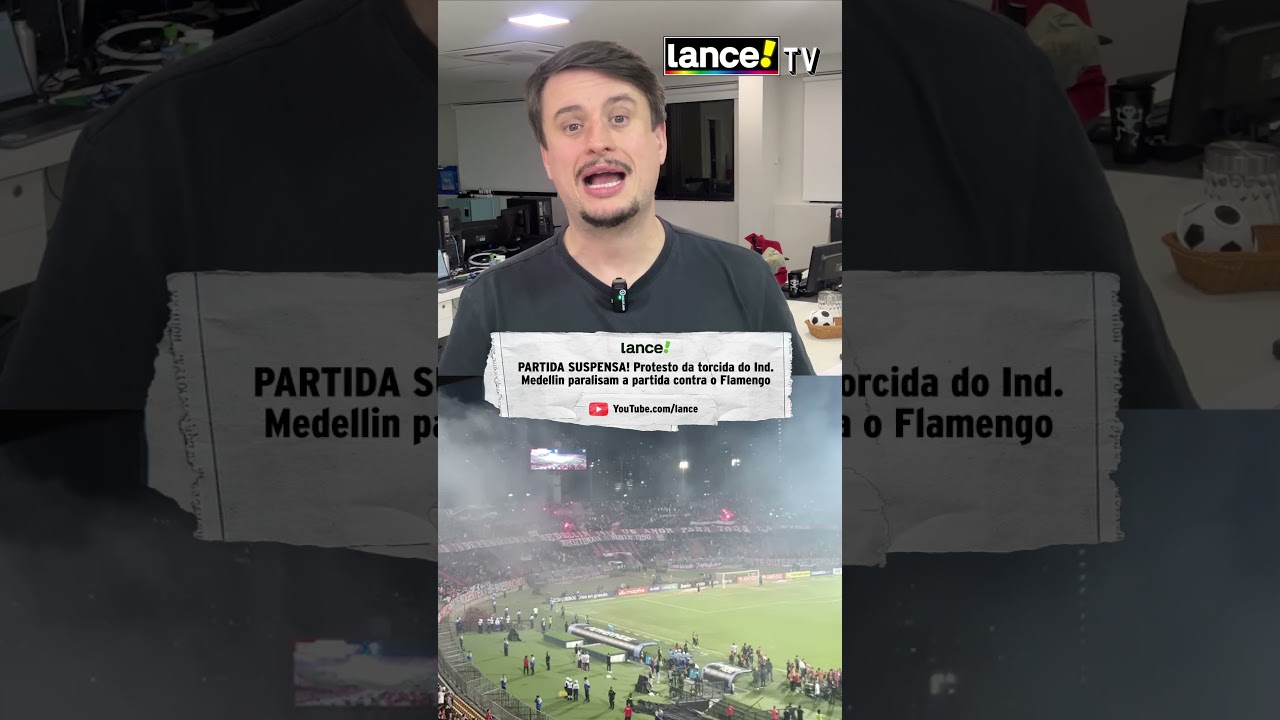URGENTE! PARTIDA ENTRE FLAMENGO X INDEPENDIENTE MEDELLÍN SUSPENSA TEMPORARIAMENTE!