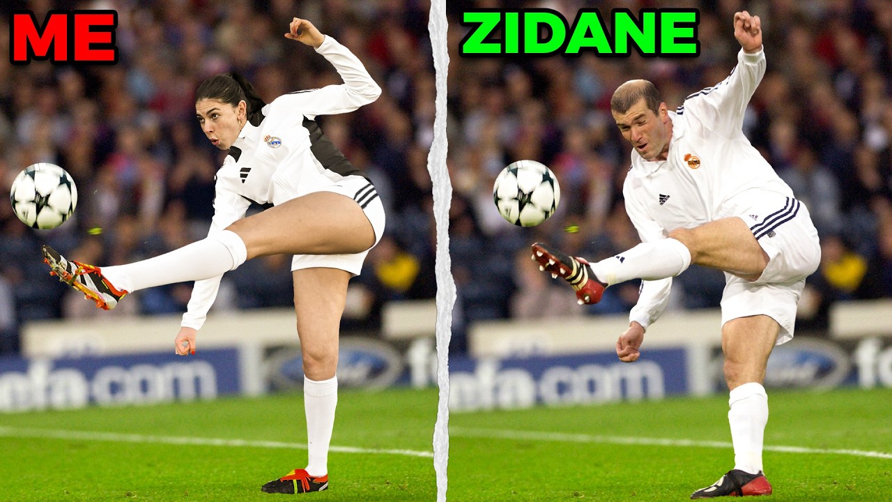Recreating Zidane’s Greatest Goals vs. Luca – Can We Match the Legend? ⚽