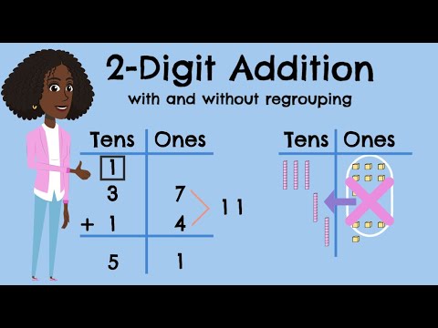 2-Digit Addition: With & Without Regrouping ➕