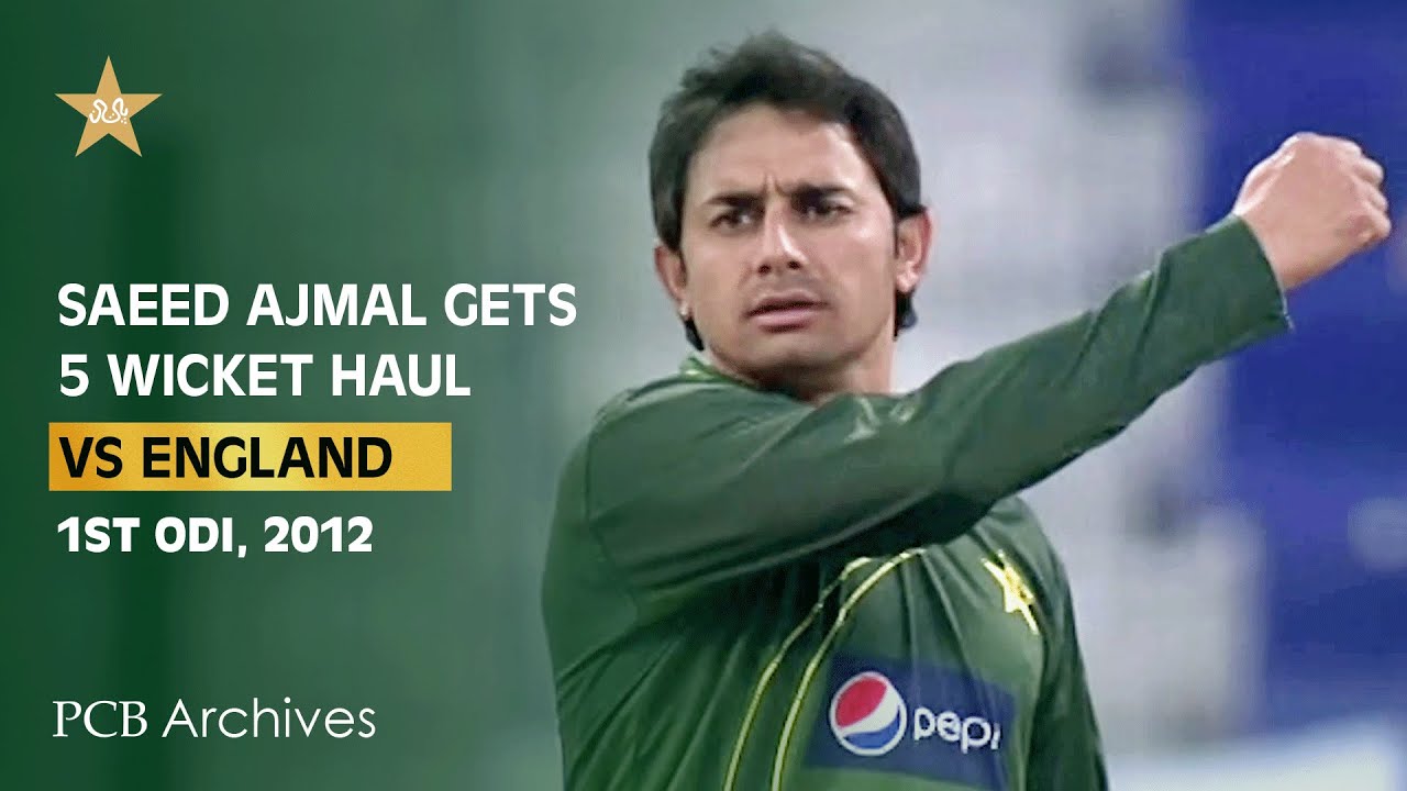 Saeed Ajmal's 5-Wicket Haul in 1st ODI vs England (2012)