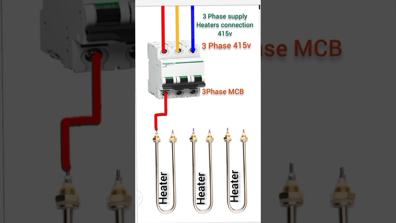 3-Phase Heater Element Connection Guide ⚡