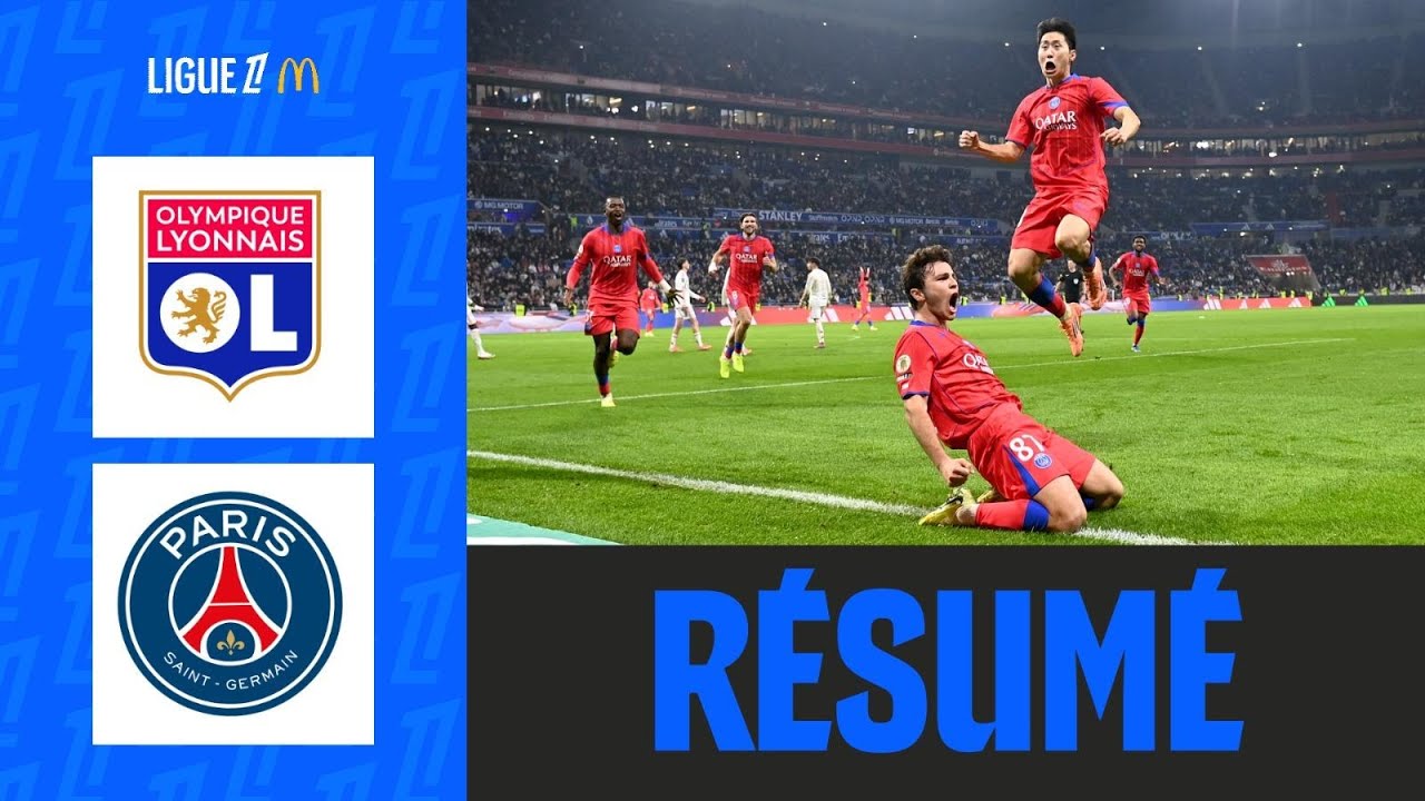 Neves Climatise Lyon dans un Match Épique contre le PSG ⚽ | Résumé de la 12e Journée Ligue 1 2025/26