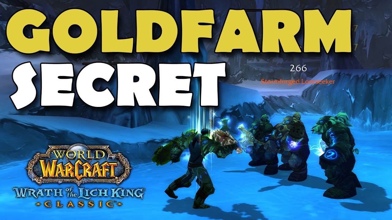 Hidden Gold Farm in WOTLK Classic 💰