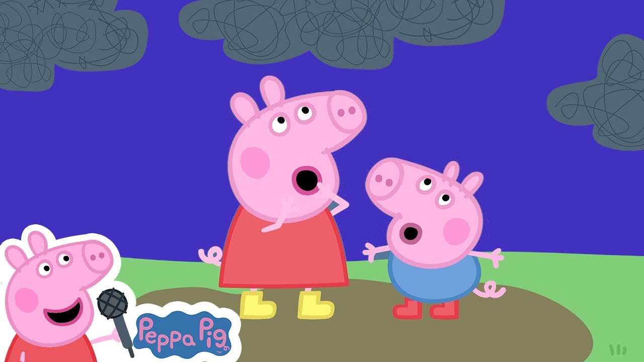 Rain Rain Go Away with Peppa Pig 🌧️