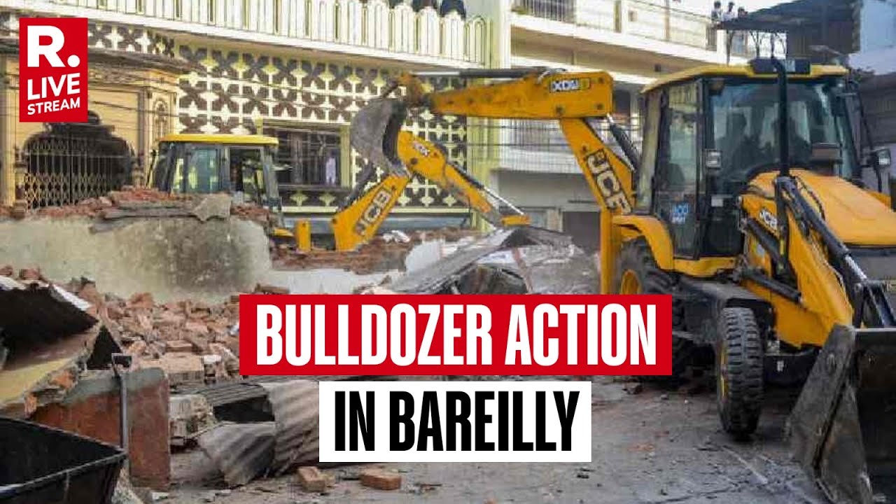 UP Live: Bulldozers Destroy Wajid Beg's Wedding Hall