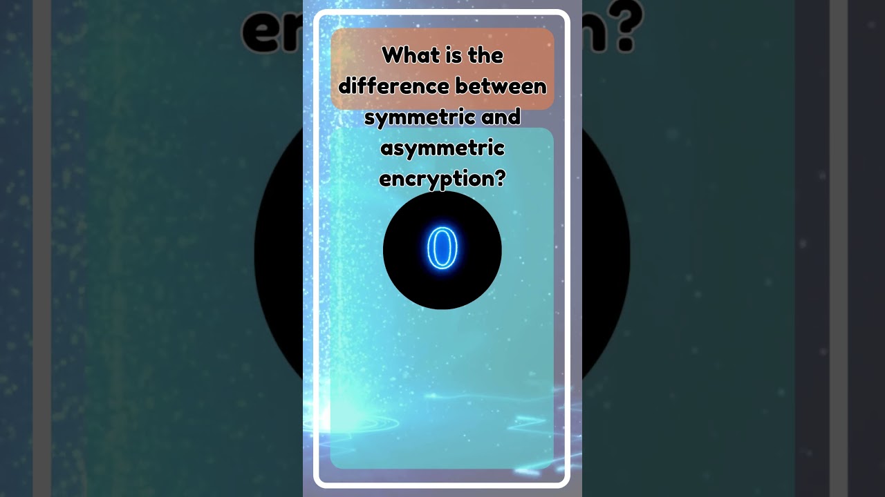 Symmetric vs. Asymmetric Encryption: What's the Difference? 🔐