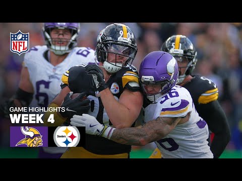 Minnesota Vikings vs. Pittsburgh Steelers Game Highlights | 2025 NFL Season Week 4