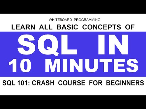 All SQL Fundamentals Explained in 10 Minutes | Learn SQL Basics for Beginners | SQL Crash Course