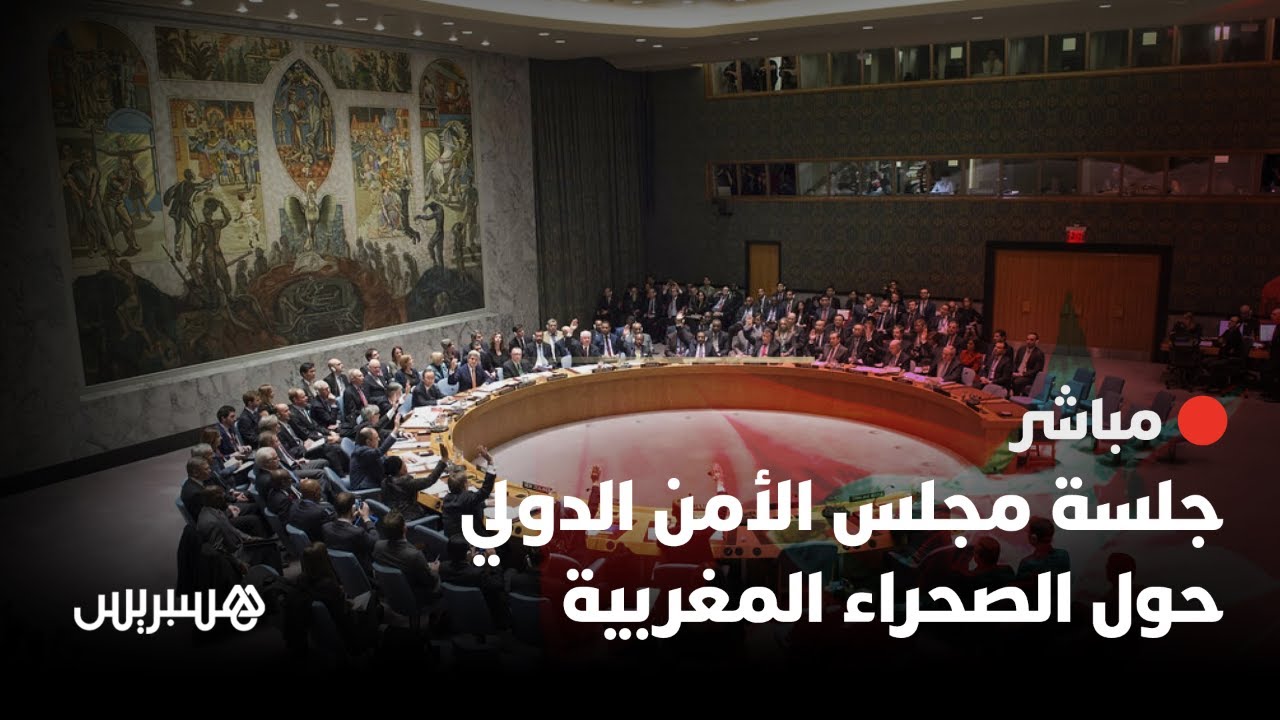 مباشر: جلسة مجلس الأمن الدولي لمناقشة قضية الصحراء المغربية 🕊️