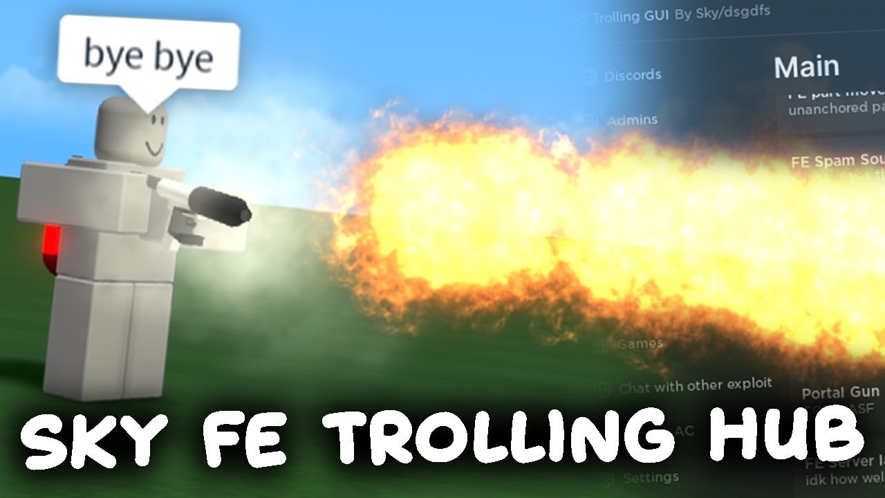 Sky FE Trolling Script Hub for ROBLOX 🚀 | Unlimited Exploits & Fun