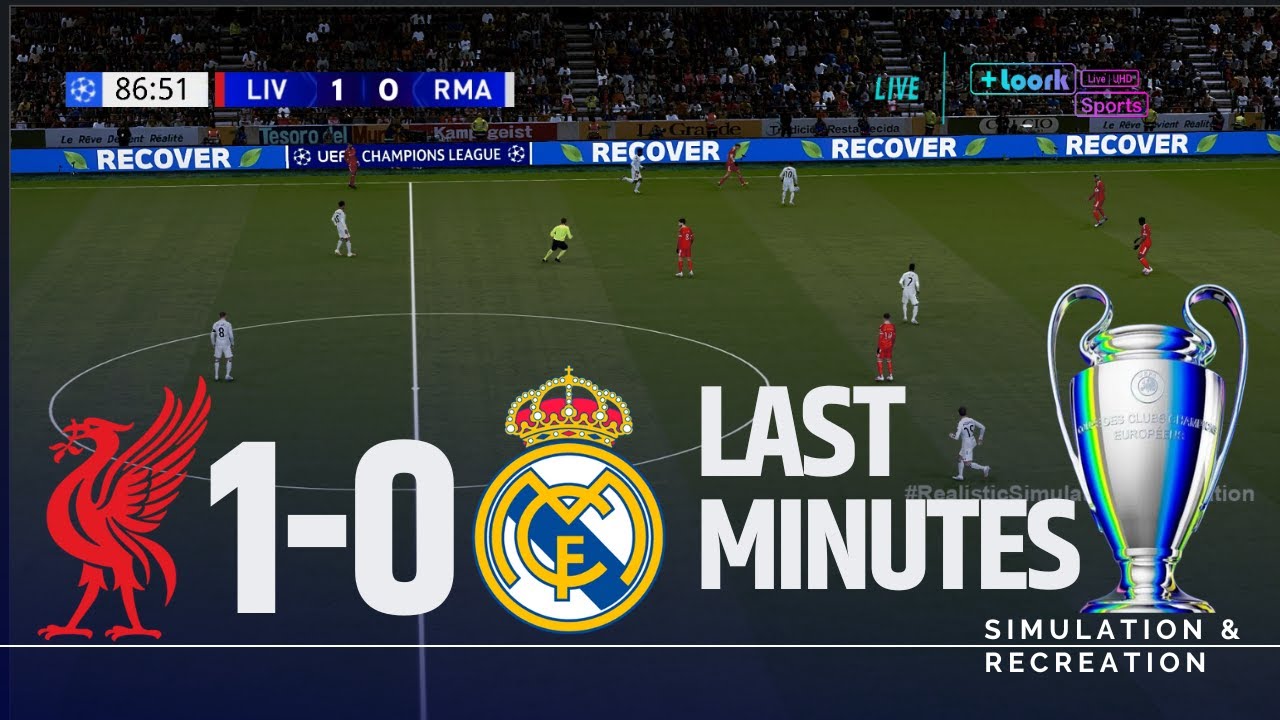 Liverpool 1-0 Real Madrid: Últimos Minutos de la Simulación en la UEFA Champions League 25/26