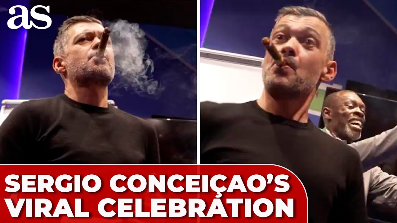 Sergio Conceição's Viral Celebration After Italian Super Cup Win 🎉