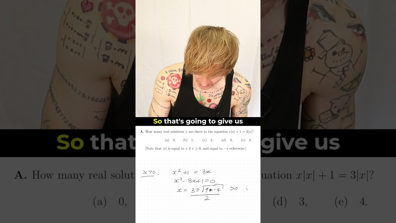 Oxford Maths Admissions Test 2022 Question 1 Explained in Under 1 Minute ⏱️