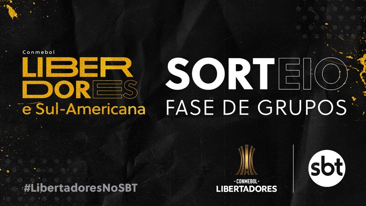 Sorteio ao Vivo da Libertadores e Sul-Americana ⚽