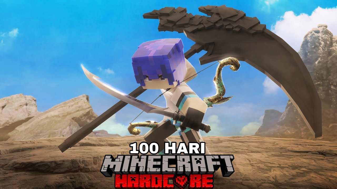 100 Hari Hardcore Minecraft Weapon Challenge 🗡️