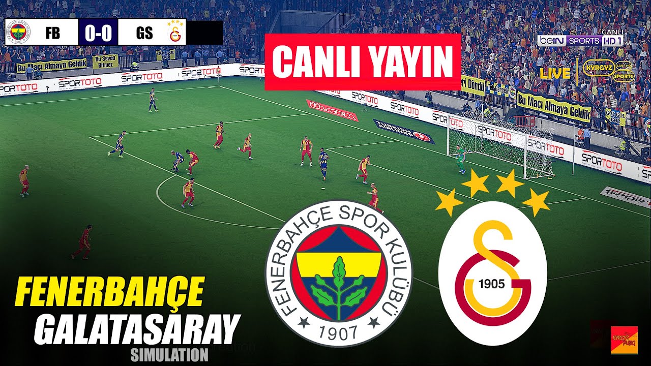 CANLI: Fenerbahçe - Galatasaray | PES 21 Simülasyonu