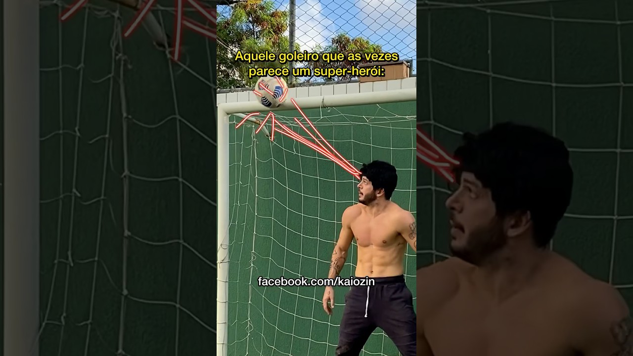 The Superhero Goalkeeper 😂