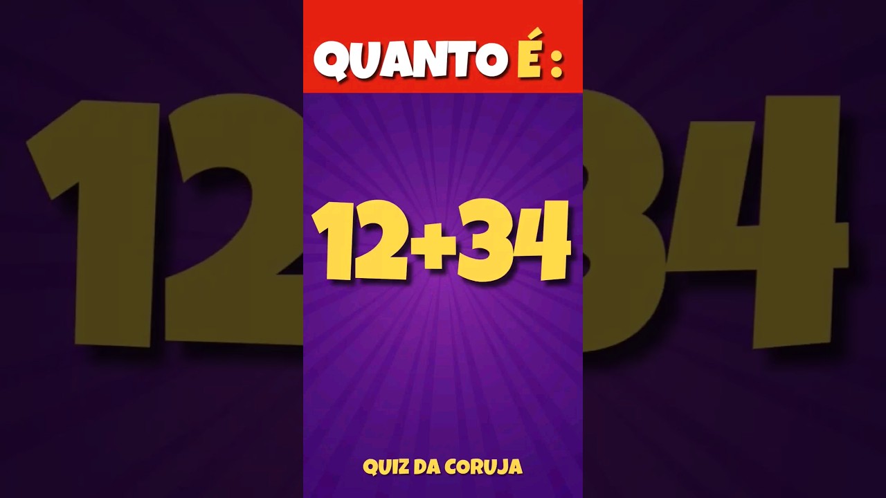 Desafio de Matemática: Teste Sua Habilidade com 3 Continhas de Soma! 🧮