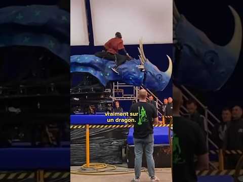 Le film DRAGONS sans les effets spéciaux 😱 #cinéma #tournage #dragon #howtotrainyourdragon #shorts