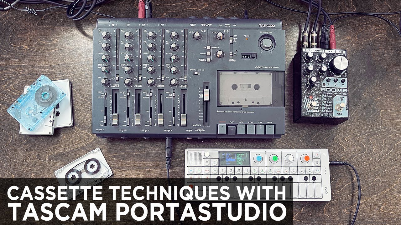 Cassette Loop Techniques with Tascam Portastudio 🎶