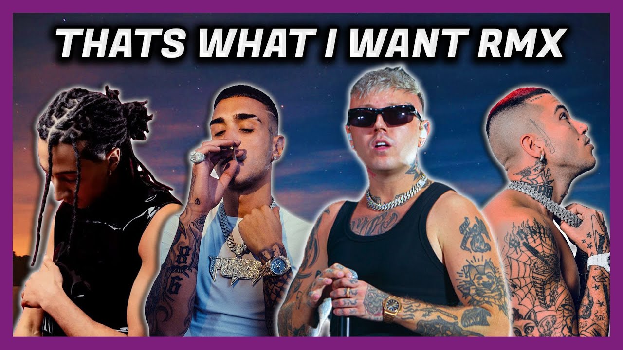 Lazza, Capo Plaza & More in the Ultimate 'That's What I Want' RMX Mashup 🎶