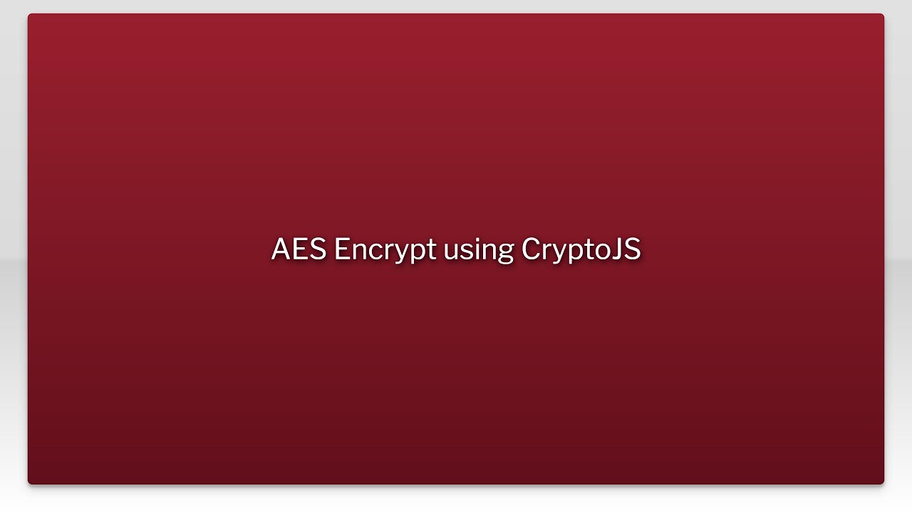 Easy Guide to AES Encryption with CryptoJS in JavaScript 🔐