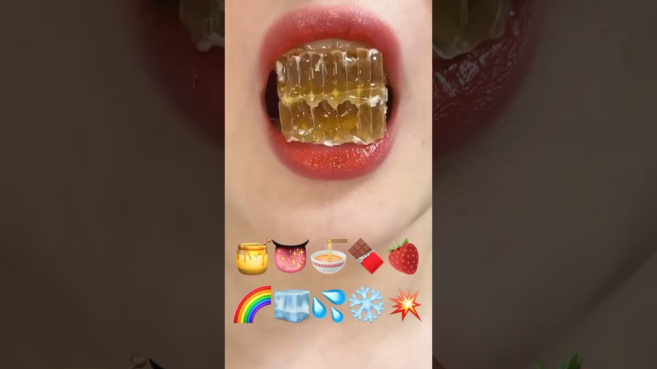 ASMR Emoji Food Eating Sounds (Sped Up) 🍽️