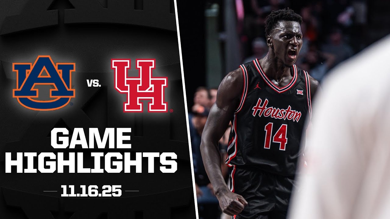 Houston Tops Auburn 73-72 in Big 12 Showdown 🏀