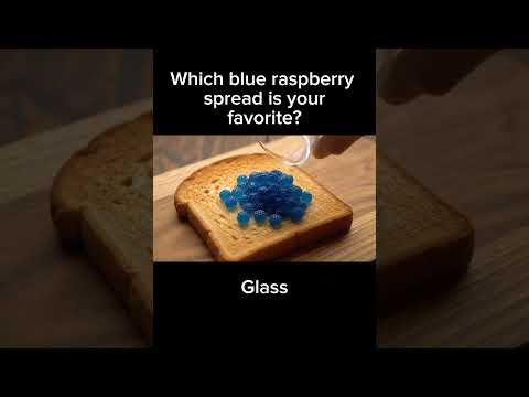 AI ASMR Spreading different blue raspberries on toast #ai #asmrrelaxation #asmr #aiasmr