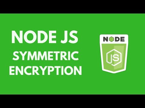 NodeJs - Symmetric Encryption (Module Crypto)