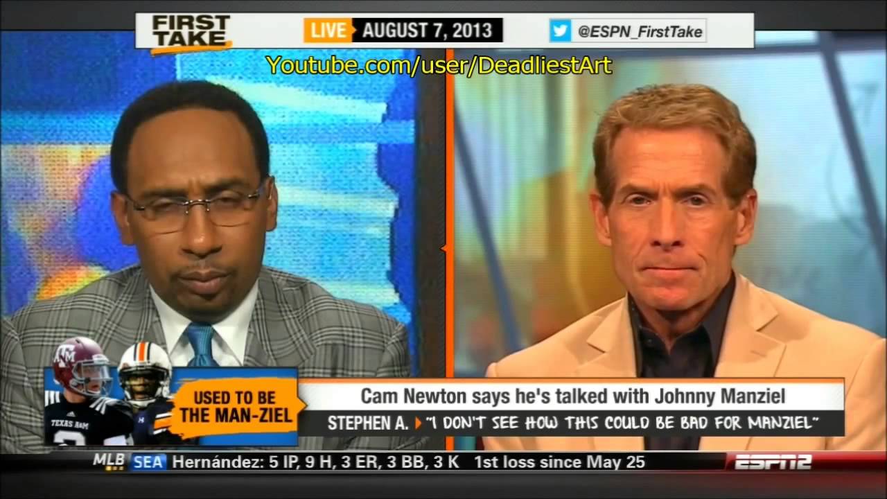 Cam Newton Talks with Johnny Manziel 🏈