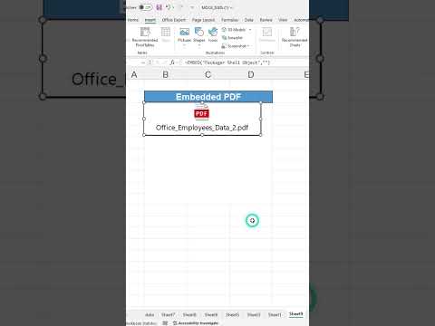 Embed PDFs in Excel Files in 1 Minutes Without Any Hassle!