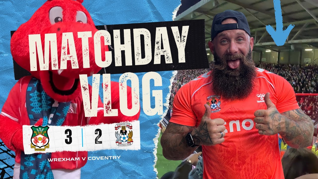 Kieffer Moore's Stunning Goal Ends Coventry's Unbeaten Streak ⚽ | Solo Away Day Vlog