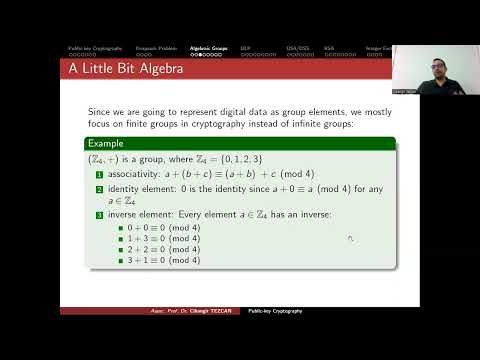 Algebra for Cryptography