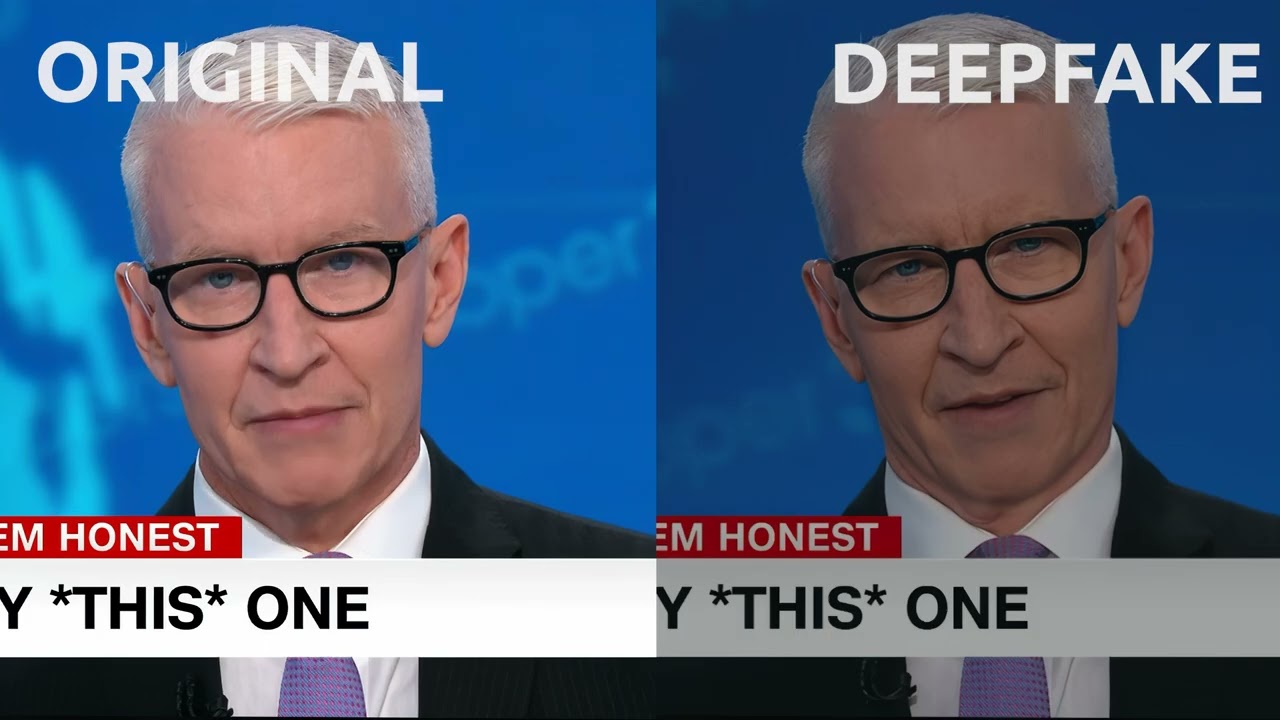 Anderson Cooper 4K Deepfake Demo | LipSynthesis Technology 🎥