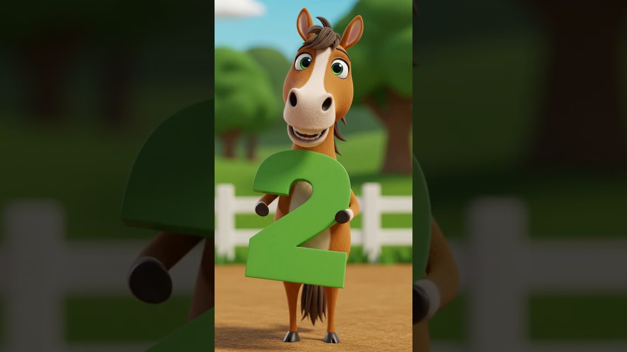 Numbers Song: Learn Counting from 1 to 10 with Farm Animals | Educational Back to School Video