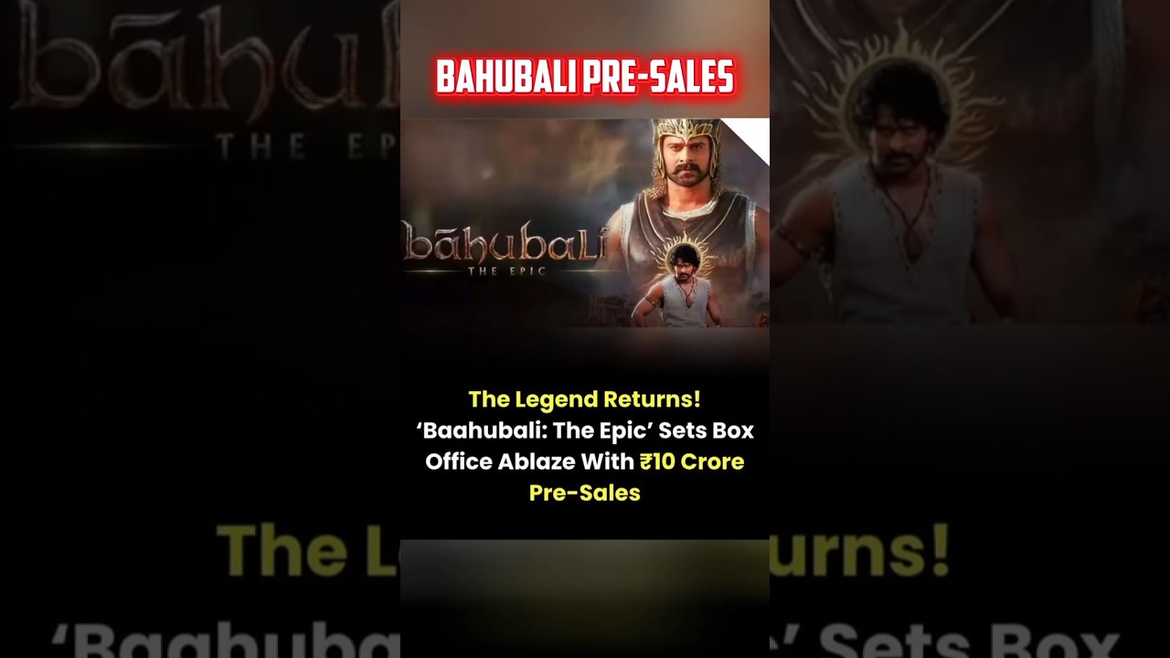 🔥 Baahubali Re-Release Breaks Records with ₹10+ Crore in Advance Bookings | Top 5 Telugu Re-Releases Day 1 Collections