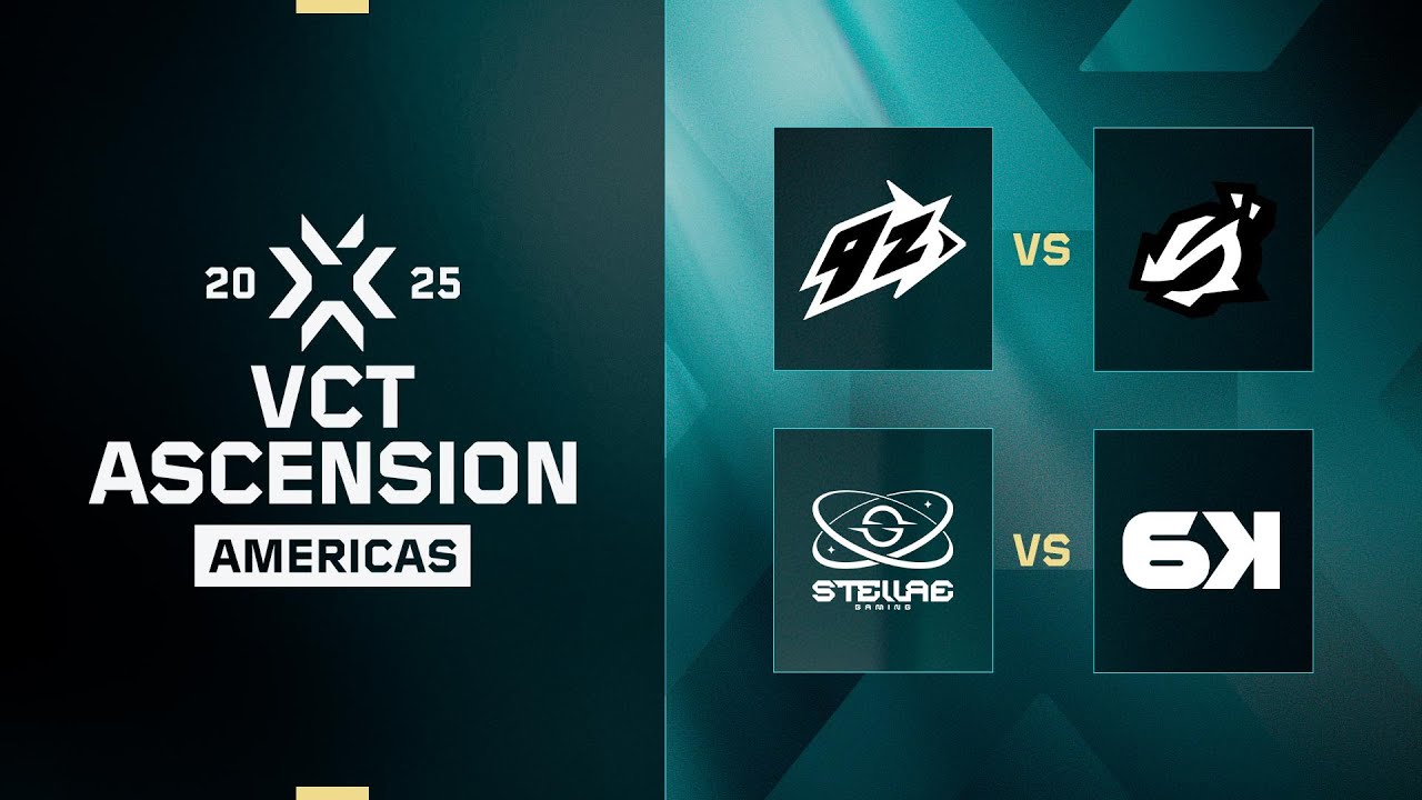 VCT Ascension Americas 2025 Swiss Stage: 9ZG vs SHI & STE vs 6K