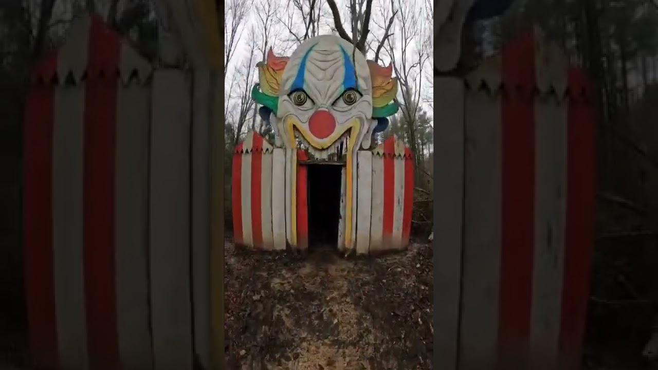 Eerie Clown Encounter in the Forest 🎪